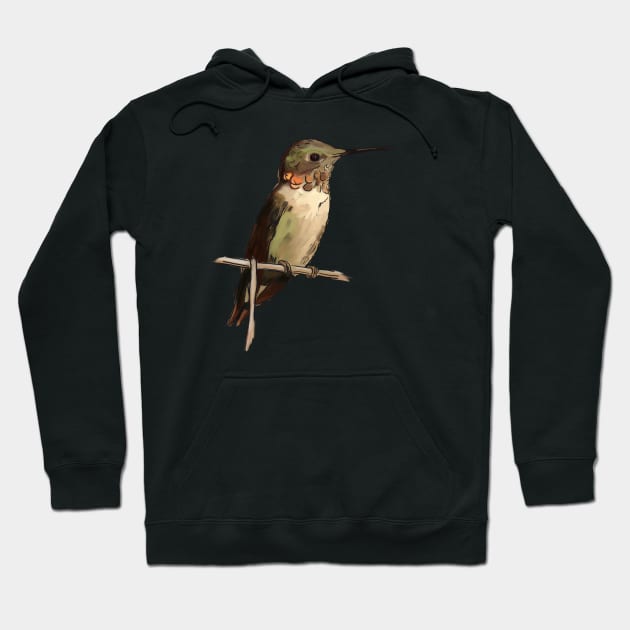 Hummingbird Attention Span Hoodie by laceylschmidt